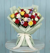 Букет цветов из:  Розы #REPLACE_PRED# Любиме