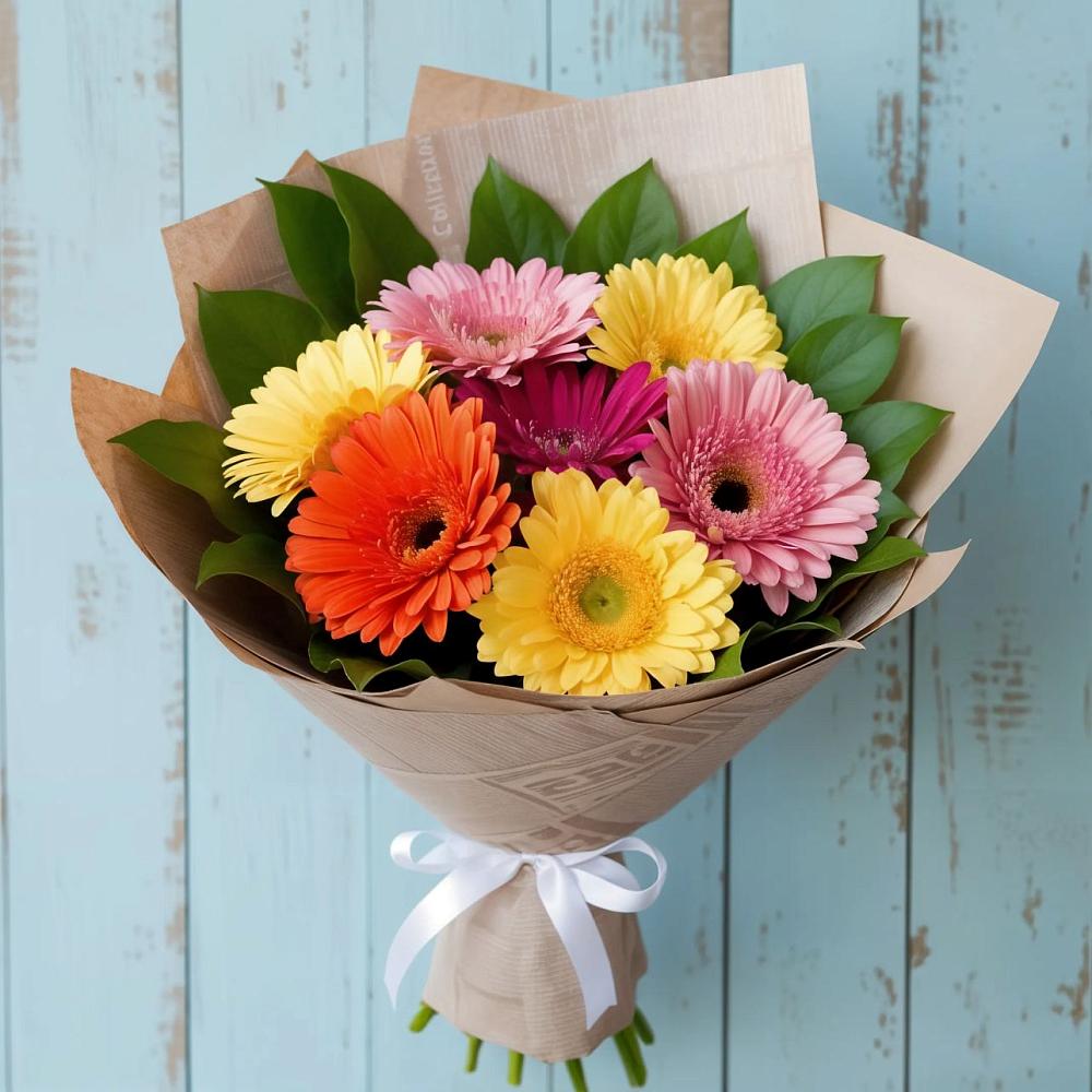 Букет цветов из: Герберы в Любиме