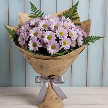 Букет цветов из:  Хризантемы #REPLACE_PRED# Любиме