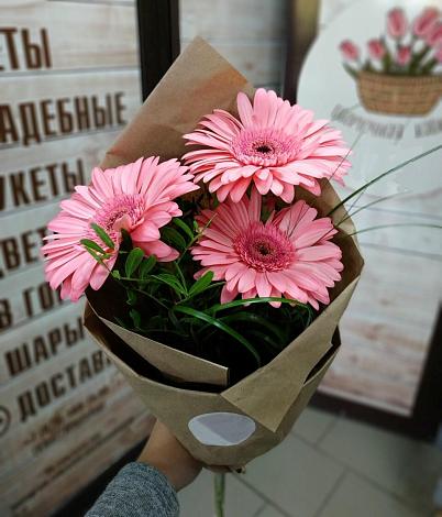 Букет цветов из: Герберы в Любиме