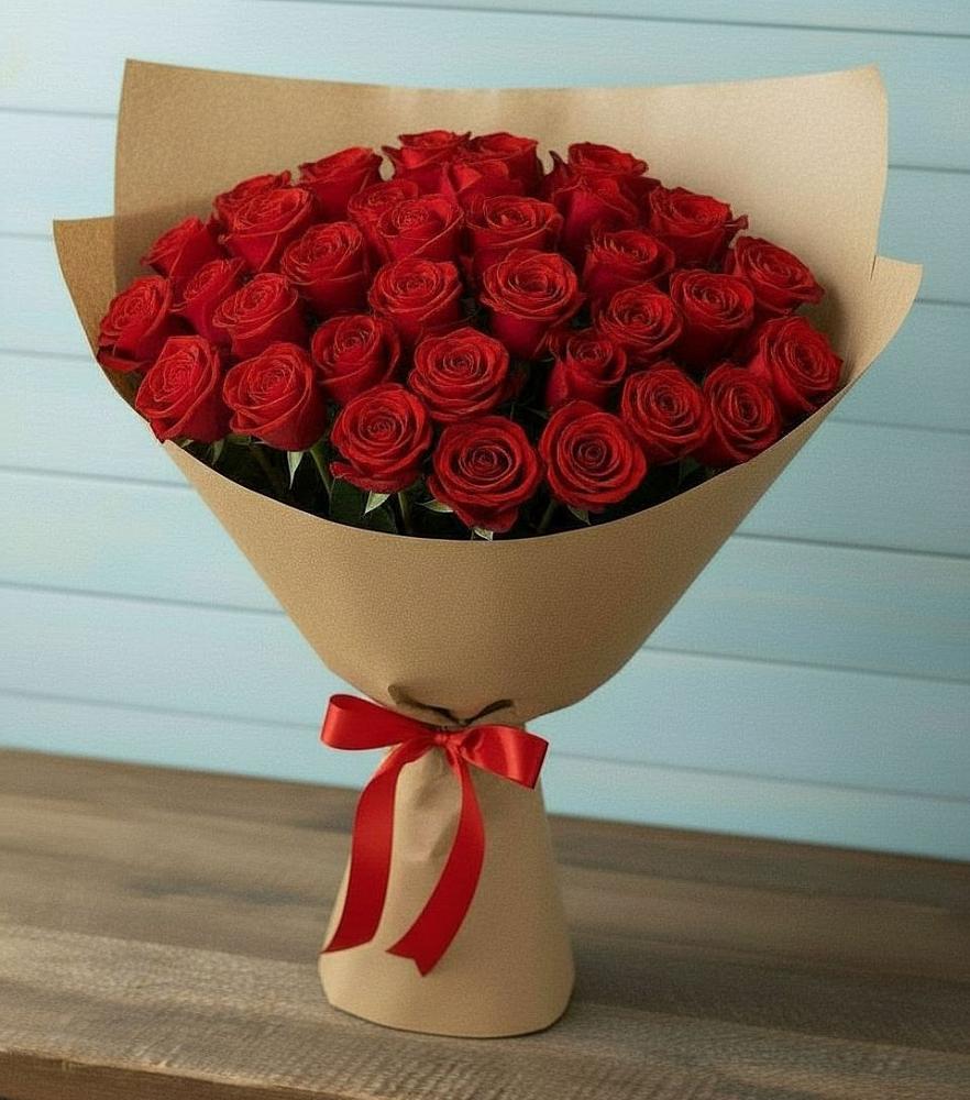 Букет Красные розы Милано в Любиме