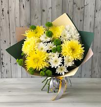 Букет цветов из:  Хризантемы #REPLACE_PRED# Любиме