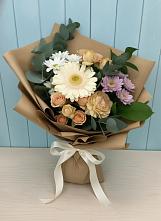 Букет цветов из:  Герберы и Хризантемы в Любиме