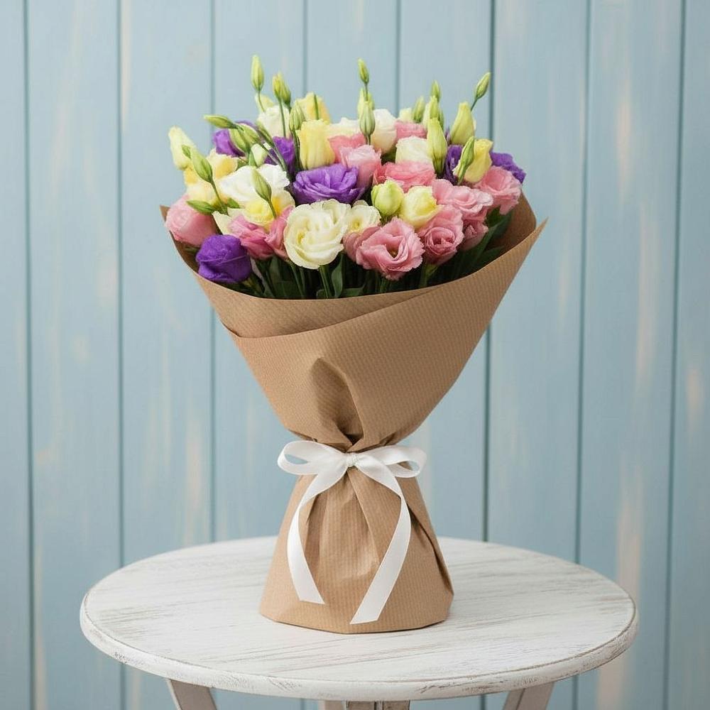 Букет цветов из: Лизиантусы в Любиме