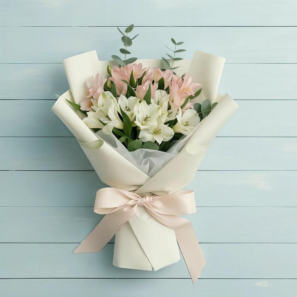 Букет цветов из: Альстромерии в Любиме