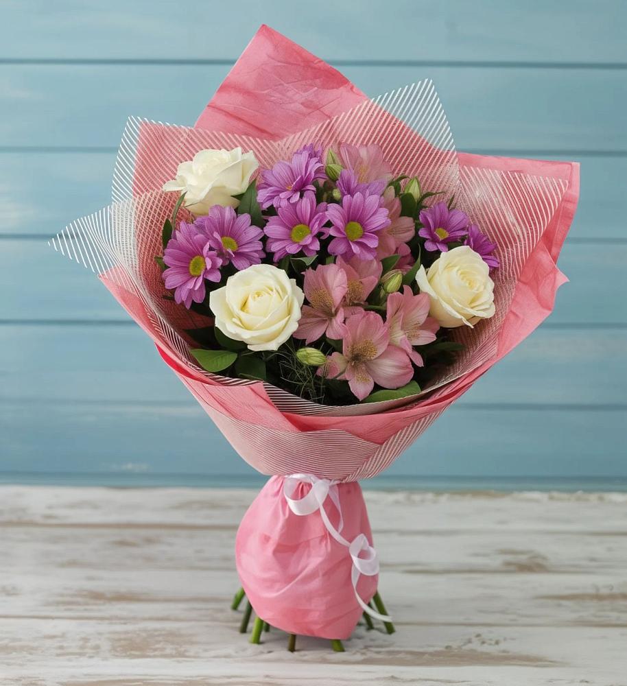 Букет цветов из: Герберы в Любиме