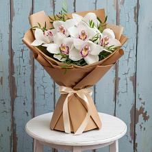 Букет цветов из:  Орхидеи и Розы в Любиме